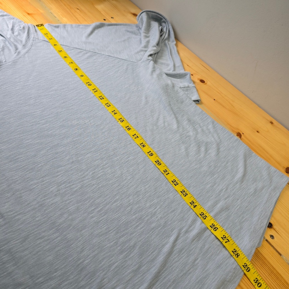 Free Fly Bamboo Hoodie Mens 2XL Light Blue Lightweight Breathable Coastal - Picture 11 of 13
